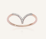 Carica l&#39;immagine nel visualizzatore di Gallery, Anello White Chevron
