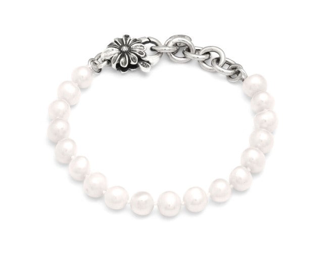 bracciale margherita perle