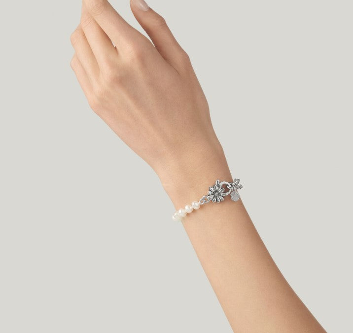 bracciale margherita perle piccole