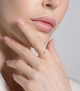 Anello White Chevron