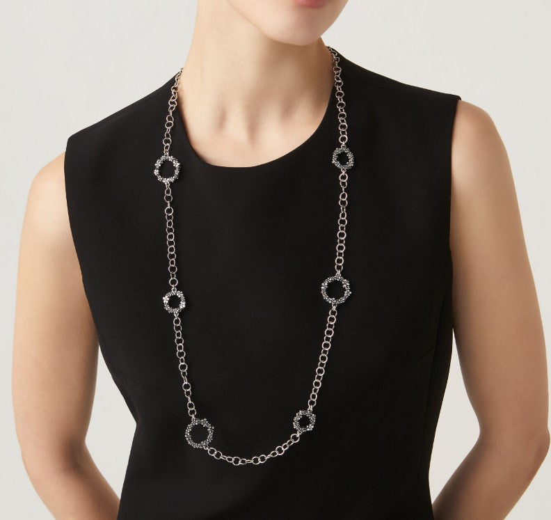 Collana lunga millefiori