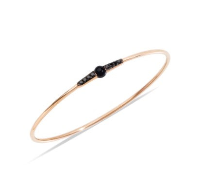 Bracciale Mama non Mama Onice e diamanti neri
