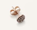 Carica l&#39;immagine nel visualizzatore di Gallery, Orecchino Small Brown Diamonds
