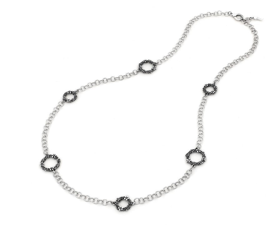 Collana lunga millefiori
