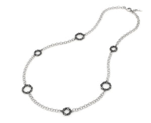 Collana lunga millefiori
