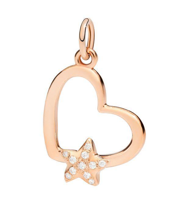 CUORE DODO con stella in diamanti - Mendes Gioielli Shop online