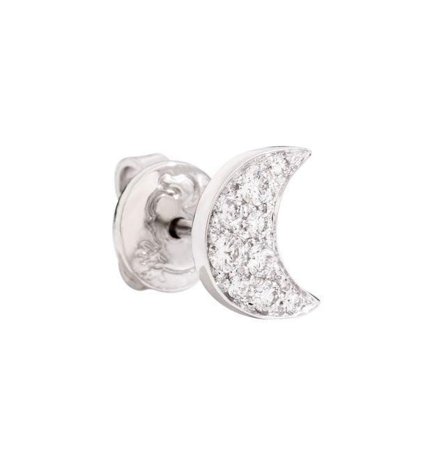 Mono Orecchino Luna Dodo in diamanti - Mendes Gioielli srl