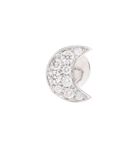 Mono Orecchino Luna Dodo in diamanti - Mendes Gioielli srl