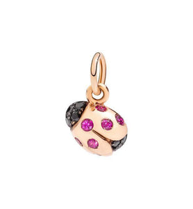 COCCINELLA DODO DIAMANTI BLACK E RUBINI - Mendes Gioielli Shop online