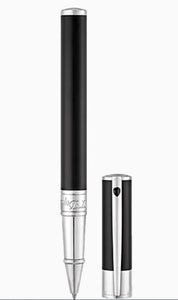 PENNA ROLLER D-INITIAL CROMO E NERO