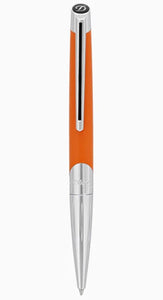 PENNA A SFERA ARANCIONE MATTE E ARGENTATA