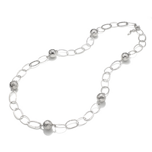 Collana Maglia Alternata E Sfere Giovanni Raspini - Mendes Gioielli Shop online